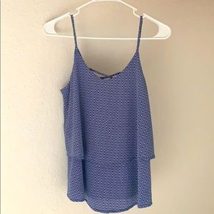 Francescas’s Collection Chevron Print Tank Top